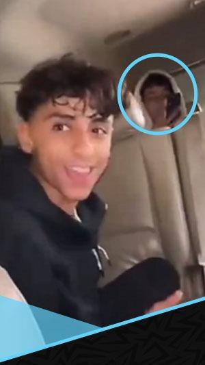 كريستيانو جونيور يغني مع أصدقائه: "ايه والله"